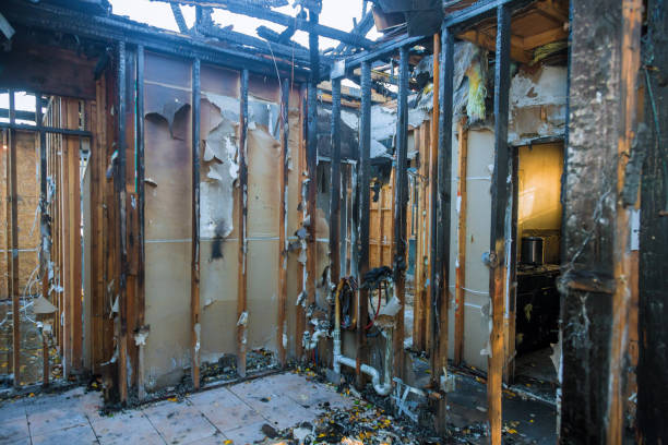 Professional Fire Board Up technician working in Wycombe, PA